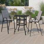Flash Furniture , TLH-073H092H-GR-GG, Indoor Outdoor Sets