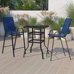 Flash Furniture , TLH-073H092H-NV-GG, Indoor Outdoor Sets