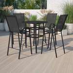 Flash Furniture , TLH-073H092H4-B-GG, Indoor Outdoor Sets