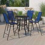 Flash Furniture , TLH-073H092H4-NV-GG, Indoor Outdoor Sets