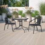 Flash Furniture , TLH-073SQ-037BK2-GG, Indoor Outdoor Sets
