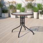 Flash Furniture , TLH-087-DK-BN-GG, Indoor Outdoor Tables