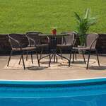 Flash Furniture , TLH-087RD-037BN4-GG, Indoor Outdoor Sets
