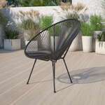 Flash Furniture , TLH-094-BLACK-GG, Accent Chairs - Nonupholstered