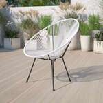 Flash Furniture , TLH-094-WHITE-GG, Accent Chairs - Nonupholstered