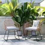 Flash Furniture , TW-VN015-15-NAT-LGY-GG, Patio Chairs