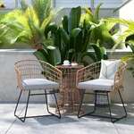 Flash Furniture , TW-VN01516-NAT-LGY-GG, Patio Sets