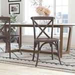 Flash Furniture , X-BACK-BURDRIFT, Accent Chairs - Nonupholstered