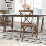 Flash Furniture , X-BACK-DNAT, Accent Chairs - Nonupholstered