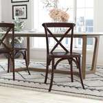 Flash Furniture , X-BACK-W, Accent Chairs - Nonupholstered