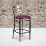 Flash Furniture , XU-6F8B-CLR-BAR-BURV-GG, Restaurant Barstools