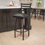 Flash Furniture , XU-6F8B-LADSWVL-BLKV-GG, Restaurant Barstools