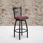 Flash Furniture , XU-6F8B-XSWVL-BURV-GG, Restaurant Barstools