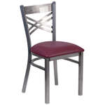 Flash Furniture , XU-6FOB-CLR-BURV-GG, Restaurant Chairs