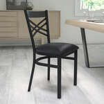 Flash Furniture , XU-6FOBXBK-BLKV-GG, Restaurant Chairs