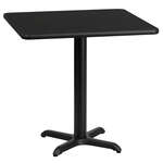 Flash Furniture , XU-BLKTB-2424-T2222-GG, Restaurant Tables