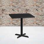 Flash Furniture , XU-BLKTB-3030-T2222-GG, Restaurant Tables
