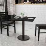Flash Furniture , XU-BLKTB-3030-TR18-GG, Restaurant Tables