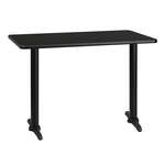 Flash Furniture , XU-BLKTB-3042-T0522-GG, Restaurant Tables