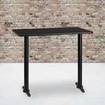 Flash Furniture , XU-BLKTB-3048-T0522B-GG, Restaurant Tables