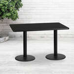 Flash Furniture , XU-BLKTB-3060-TR18-GG, Restaurant Tables
