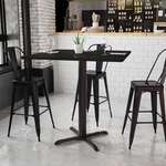 Flash Furniture , XU-BLKTB-4242-T3333B-GG, Restaurant Tables