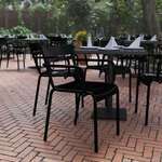Flash Furniture , XU-CH-10318-ARM-BK-GG, Indoor Outdoor Chairs