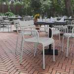 Flash Furniture , XU-CH-10318-ARM-SIL-GG, Indoor Outdoor Chairs