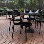 Flash Furniture , XU-CH-10318-BK-GG, Indoor Outdoor Chairs