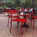 Flash Furniture , XU-CH-10318-RED-GG, Indoor Outdoor Chairs