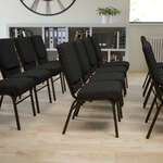 Flash Furniture , XU-CH-60096-BK-BAS-GG, Banquet/Church Stack Chairs