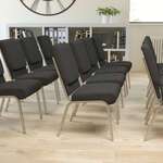 Flash Furniture , XU-CH-60096-BK-SV-GG, Banquet/Church Stack Chairs