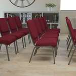Flash Furniture , XU-CH-60096-BY-SILV-GG, Banquet/Church Stack Chairs