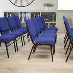 Flash Furniture , XU-CH-60096-NVY-BAS-GG, Banquet/Church Stack Chairs