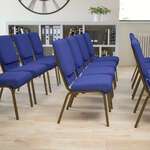 Flash Furniture , XU-CH-60096-NVY-GG, Banquet/Church Stack Chairs