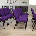 Flash Furniture , XU-CH-60096-PU-BAS-GG, Banquet/Church Stack Chairs