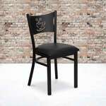 Flash Furniture , XU-DG-60099-COF-BLKV-GG, Restaurant Chairs