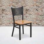 Flash Furniture , XU-DG-60099-COF-NATW-GG, Restaurant Chairs