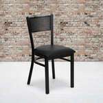 Flash Furniture , XU-DG-60115-GRD-BLKV-GG, Restaurant Chairs
