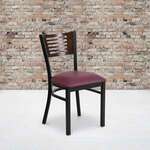 Flash Furniture , XU-DG-6G5B-WAL-BURV-GG, Restaurant Chairs