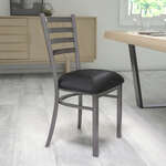 Flash Furniture , XU-DG694BLAD-CLR-BLKV-GG, Restaurant Chairs