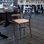Flash Furniture , XU-DG694BLAD-CLR-NATW-GG, Restaurant Chairs