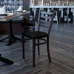 Flash Furniture , XU-DG694BLAD-MAHW-GG, Restaurant Chairs