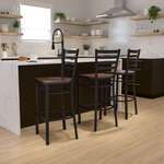 Flash Furniture , XU-DG697BLAD-BAR-MAHW-GG, Restaurant Barstools