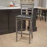 Flash Furniture , XU-DG697BLAD-CLR-BAR-BLKV-GG, Restaurant Barstools