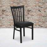 Flash Furniture , XU-DG6Q4BSCH-BLKV-GG, Restaurant Chairs