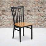Flash Furniture , XU-DG6Q4BSCH-NATW-GG, Restaurant Chairs