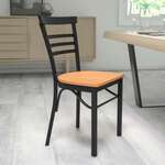 Flash Furniture , XU-DG6Q6B1LAD-NATW-GG, Restaurant Chairs