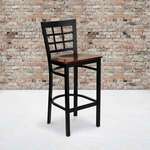 Flash Furniture , XU-DG6R7BWIN-BAR-MAHW-GG, Restaurant Barstools
