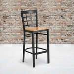 Flash Furniture , XU-DG6R7BWIN-BAR-NATW-GG, Restaurant Barstools